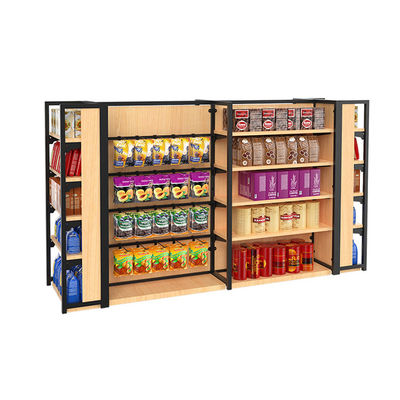 Estantes de exhibición de supermercados personalizados de acero laminado en frío