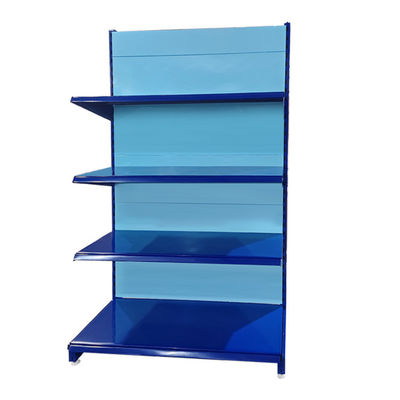 Estante de estantería de comestibles de estructura estable para diferentes tamaños y colores de los clientes