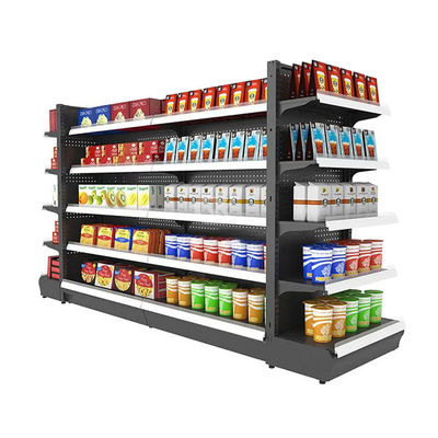 Sistema de estantes de supermercado moderno Opciones personalizables duraderas