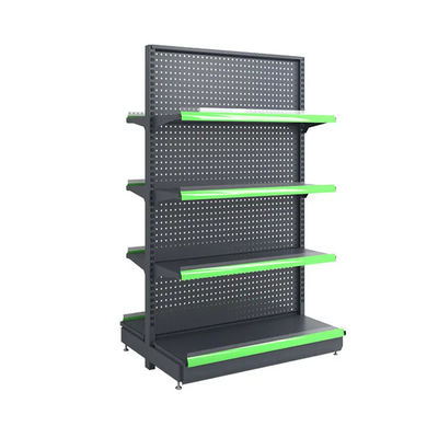 Sistema de estanterías de venta al por menor flexible y fácil de instalar estilo moderno