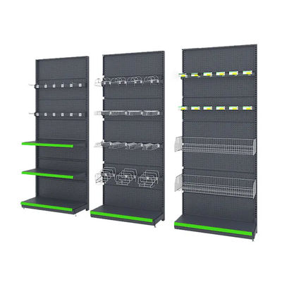 Sistema de estanterías de venta al por menor flexible y fácil de instalar estilo moderno