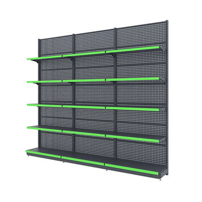 Sistema de estanterías de venta al por menor flexible y fácil de instalar estilo moderno