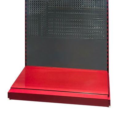 Estante de exhibición de herramientas de garaje ODM OEM con estantes ajustables, estantería de almacenamiento de metal con tablero perforado
