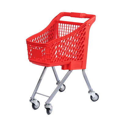 Carro de compras de supermercado para niños de plástico colorido fácil de usar, juguete para madre y bebé