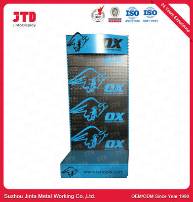 2 capas de Mini Supermarket Racks Steel Q195 del estante del gris 900m m