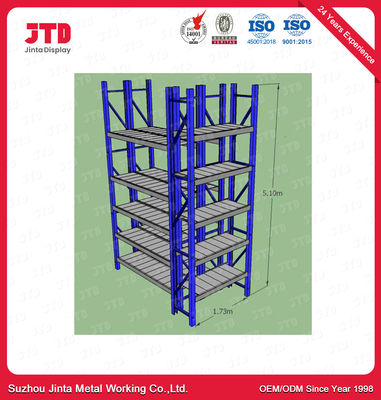 1,5 toneladas de metal de 6000m m Warehouse atormentan al OEM los estantes del metal de 5 capas