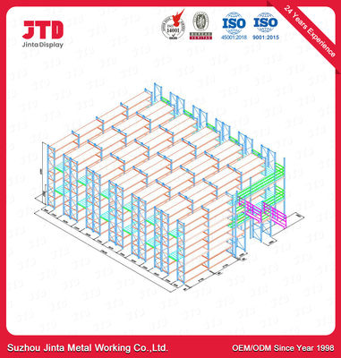 El ODM 1 Ton Metal Mezzanine Floor Rack apoyado desmonta