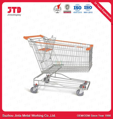 Carretilla blanca de 60 litros del pequeño carro de la compra del metal del CE 50KG