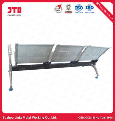 Silla de acero inoxidable 3 Seater de los SS de las ruedas de la silla 4 del aeropuerto del CE
