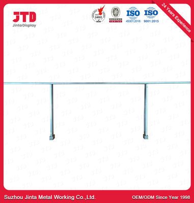 la barra del gancho de la pared de 1000m m pulveriza el tubo cuadrado revestido con los soportes laterales