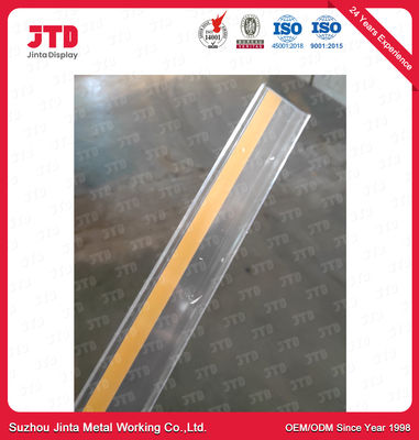 Estantería de la exhibición de la tienda del estante del metal del OEM alrededor de la estantería de la exhibición del supermercado del marco de madera de panel trasero del agujero