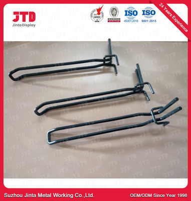 Estantería de la exhibición de la tienda del estante del metal del OEM alrededor de la estantería de la exhibición del supermercado del marco de madera de panel trasero del agujero