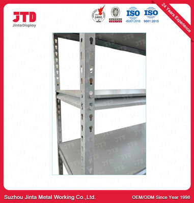 Capa ligera del polvo del almacenamiento de Gray Rivet Rack Shelving For